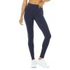 Alo Yoga Women's High-Waist Airbrush Leggings - True Navy