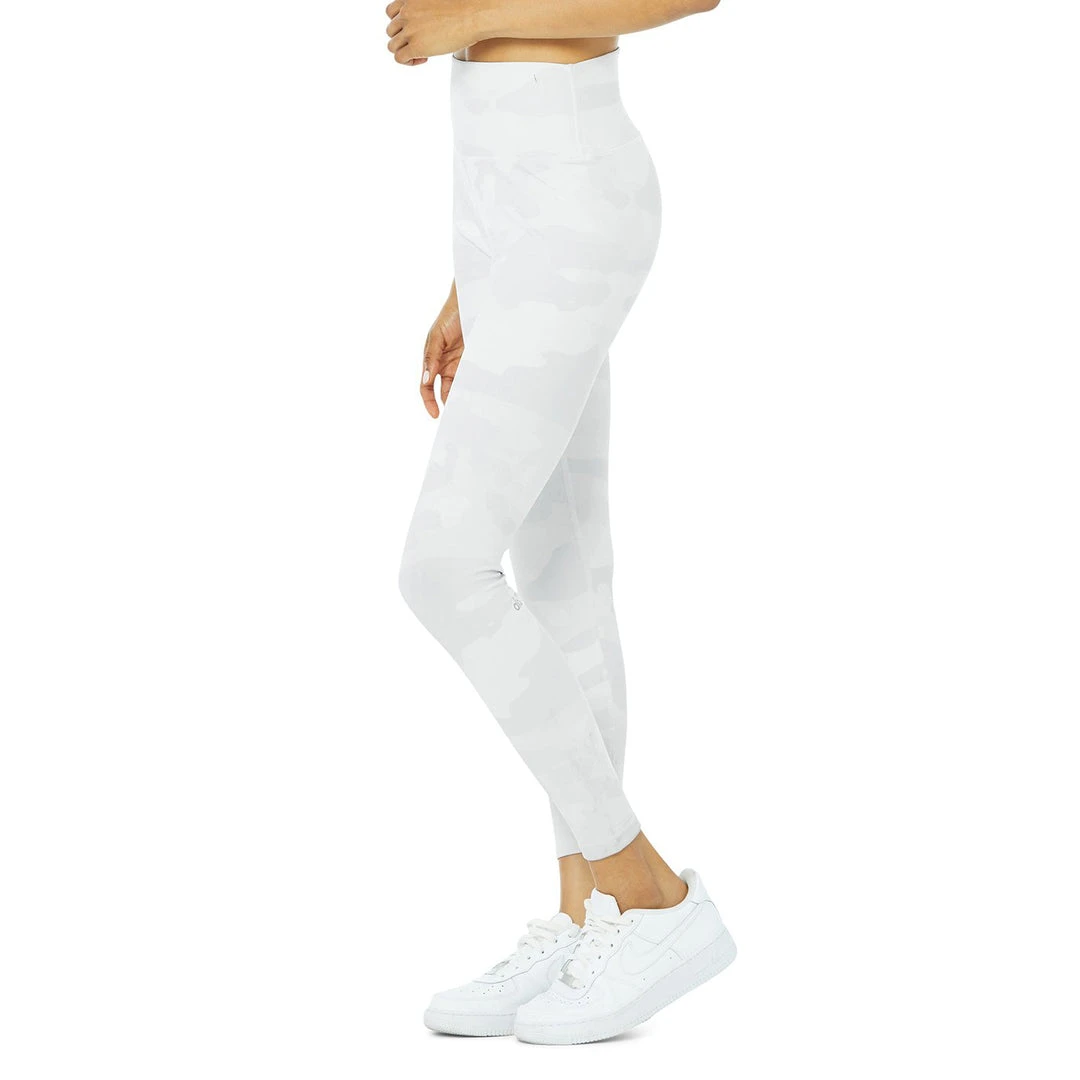 Alo Yoga Bottoms Women's High-Waist Vapor Leggings - White Camouflage 2 Alo Yoga Bottoms Women's High-Waist Vapor Leggings - White Camouflage