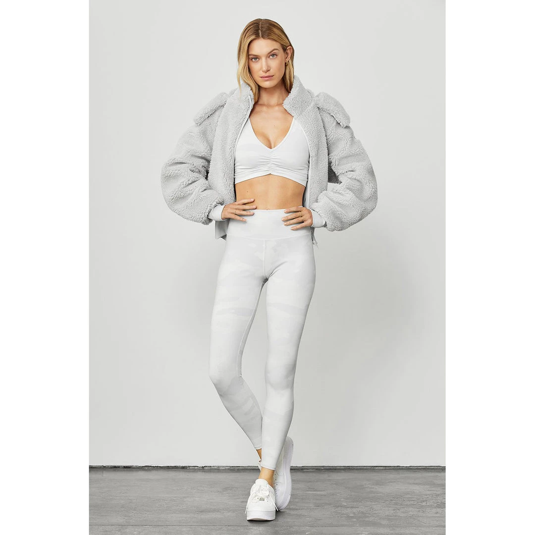 Alo Yoga Bottoms Women's High-Waist Vapor Leggings - White Camouflage 4 Alo Yoga Bottoms Women's High-Waist Vapor Leggings - White Camouflage