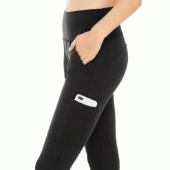 Alo Yoga Women's High-Waist Cargo Legging - Black Bottoms