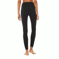 Alo Yoga Bottoms Women's High-Waist Solid Vapor Legging - Black 5 Alo Yoga Bottoms Women's High-Waist Solid Vapor Legging - Black