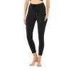 Alo Yoga Women's 7/8 High-Waist Checkpoint Legging - Black Bottoms