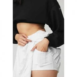 Alo Yoga Bottoms Women's Aces Tennis Skirt - White 9 Alo Yoga Bottoms Women's Aces Tennis Skirt - White