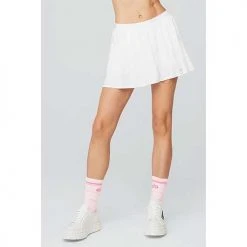 Alo Yoga Bottoms Women's Varsity Tennis Skirt - White