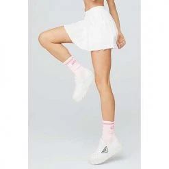 Alo Yoga Bottoms Women's Varsity Tennis Skirt - White 8 Alo Yoga Bottoms Women's Varsity Tennis Skirt - White