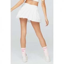 Alo Yoga Bottoms Women's Varsity Tennis Skirt - White 9 Alo Yoga Bottoms Women's Varsity Tennis Skirt - White