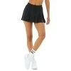 Alo Yoga Women's Varsity Tennis Skirt - Black Bottoms