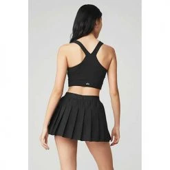 Alo Yoga Women's Real Bra Tank - Black 7 Alo Yoga Women's Real Bra Tank - Black