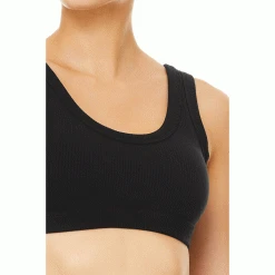 Alo Yoga Bras Women's Wellness Bra - Black 9 Alo Yoga Bras Women's Wellness Bra - Black