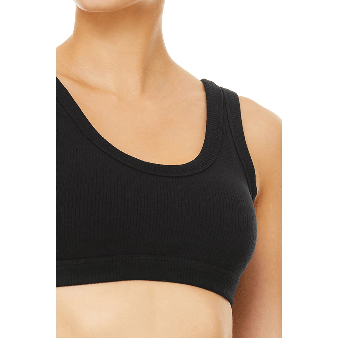 Alo Yoga Bras Women's Wellness Bra - Black 4 Alo Yoga Bras Women's Wellness Bra - Black