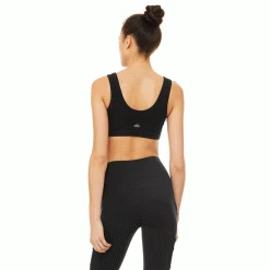 Alo Yoga Bras Women's Wellness Bra - Black 8 Alo Yoga Bras Women's Wellness Bra - Black