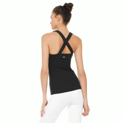 Alo Yoga Tops Women's Elevate Tank Top - Black 6 Alo Yoga Tops Women's Elevate Tank Top - Black