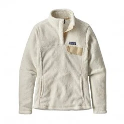 Patagonia Women's Re-Tool Snap-T Pullover - Raw Linen/White X-Dye Tops