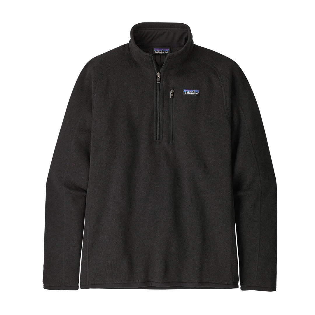 Patagonia Apparel Men's Better Sweater® 1/4-Zip - Black 1 Patagonia Apparel Men's Better Sweater® 1/4-Zip - Black