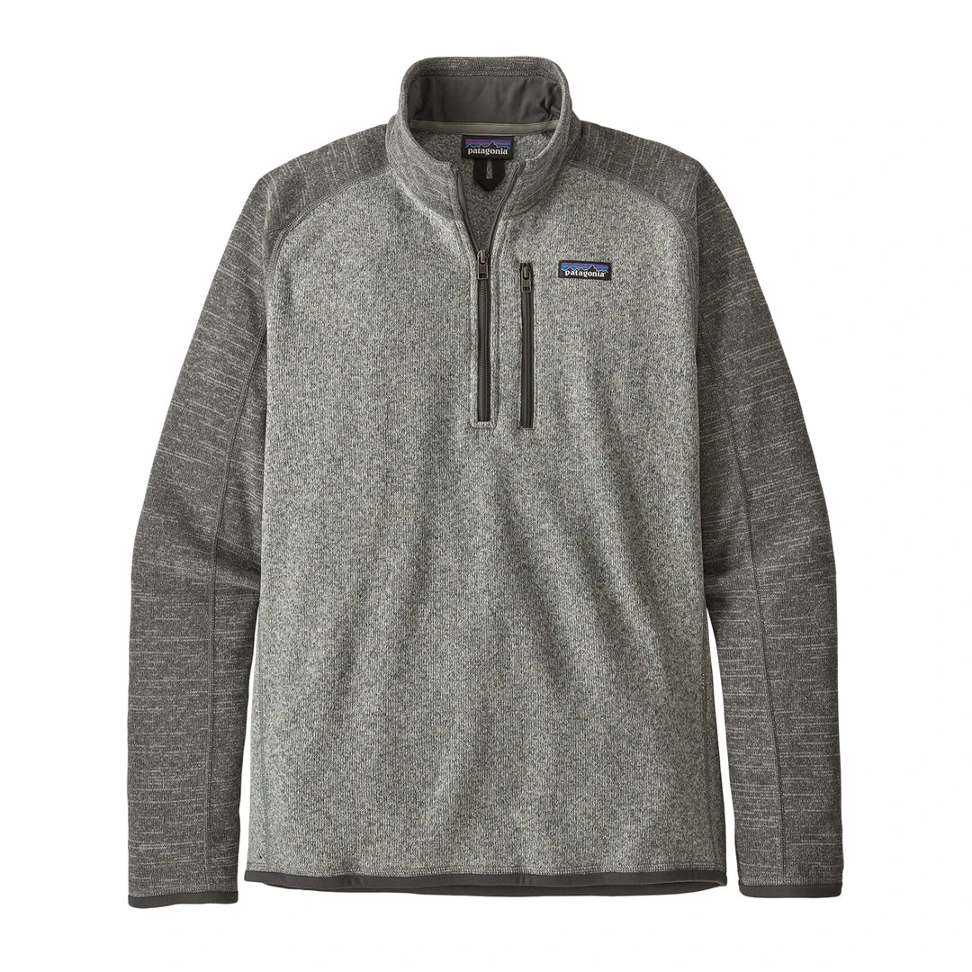 Patagonia Tops Men's Better Sweater 1/4 Zip - Nickel W/Forge Grey 1 Patagonia Tops Men's Better Sweater 1/4 Zip - Nickel W/Forge Grey