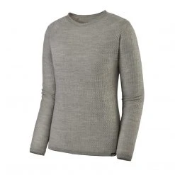 Patagonia Women's Capilene® Air Crew - Feather Grey/ Birch White X-Dye Tops