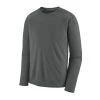 Patagonia Tops Men's Capilene® Midweight Crew - Forge Grey