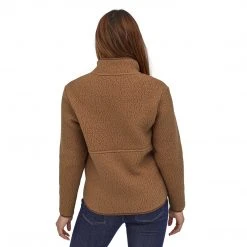 Patagonia Women's Retro Pile Fleece Marsupial Sweatshirt - Salt Grey/Jellyfish Yellow 5 Patagonia Women's Retro Pile Fleece Marsupial Sweatshirt - Salt Grey/Jellyfish Yellow