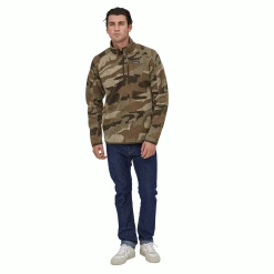 Patagonia Tops Men's Better Sweater 1/4 Zip - Kansas Sky Classic Tan 7 Patagonia Tops Men's Better Sweater 1/4 Zip - Kansas Sky Classic Tan