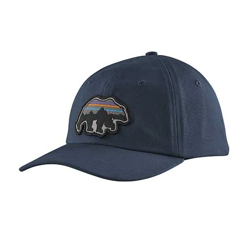 Patagonia Hats Unisex Back For Good Trad Cap - New Navy W/Bear 1 Patagonia Hats Unisex Back For Good Trad Cap - New Navy W/Bear