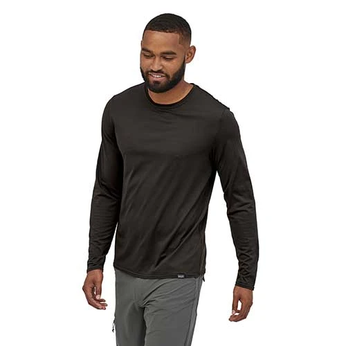 Patagonia Men's Long-Sleeved Capilene Cool Daily Shirt - Black 2 Patagonia Men's Long-Sleeved Capilene Cool Daily Shirt - Black