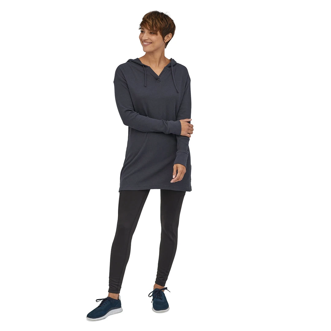 Patagonia Women's Hooded Waffle Tunic - Pigeon Blue 4 Patagonia Women's Hooded Waffle Tunic - Pigeon Blue