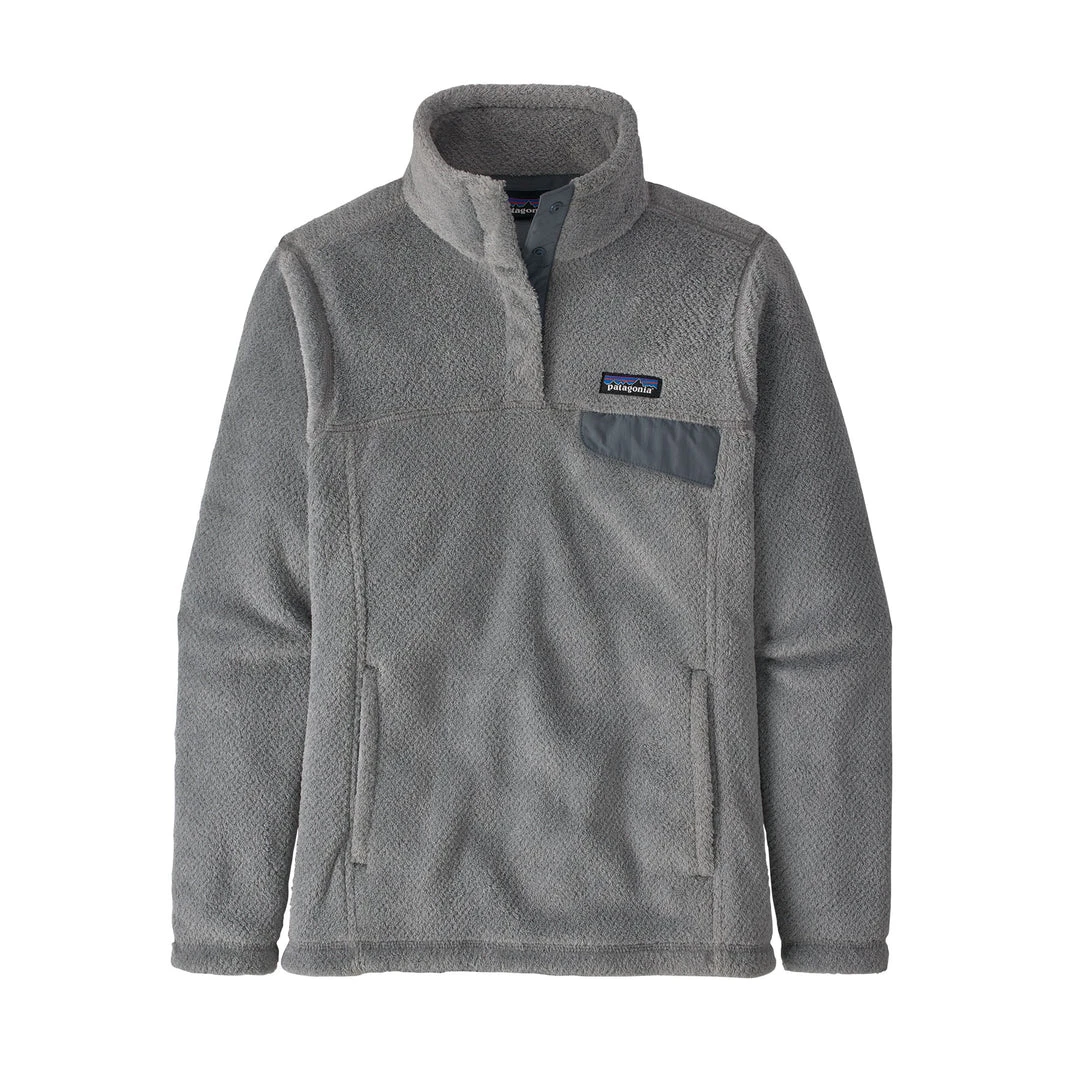 Patagonia Tops Women's Re-Tool Snap-T Pullover - Tailored Grey/Plume Grey 1 Patagonia Tops Women's Re-Tool Snap-T Pullover - Tailored Grey/Plume Grey