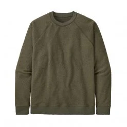 Patagonia Apparel Men's Reversible Shearling Fleece Crew - Basin Green 8 Patagonia Apparel Men's Reversible Shearling Fleece Crew - Basin Green