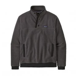Patagonia Men's Shearling Button Pullover - Forge Grey Tops