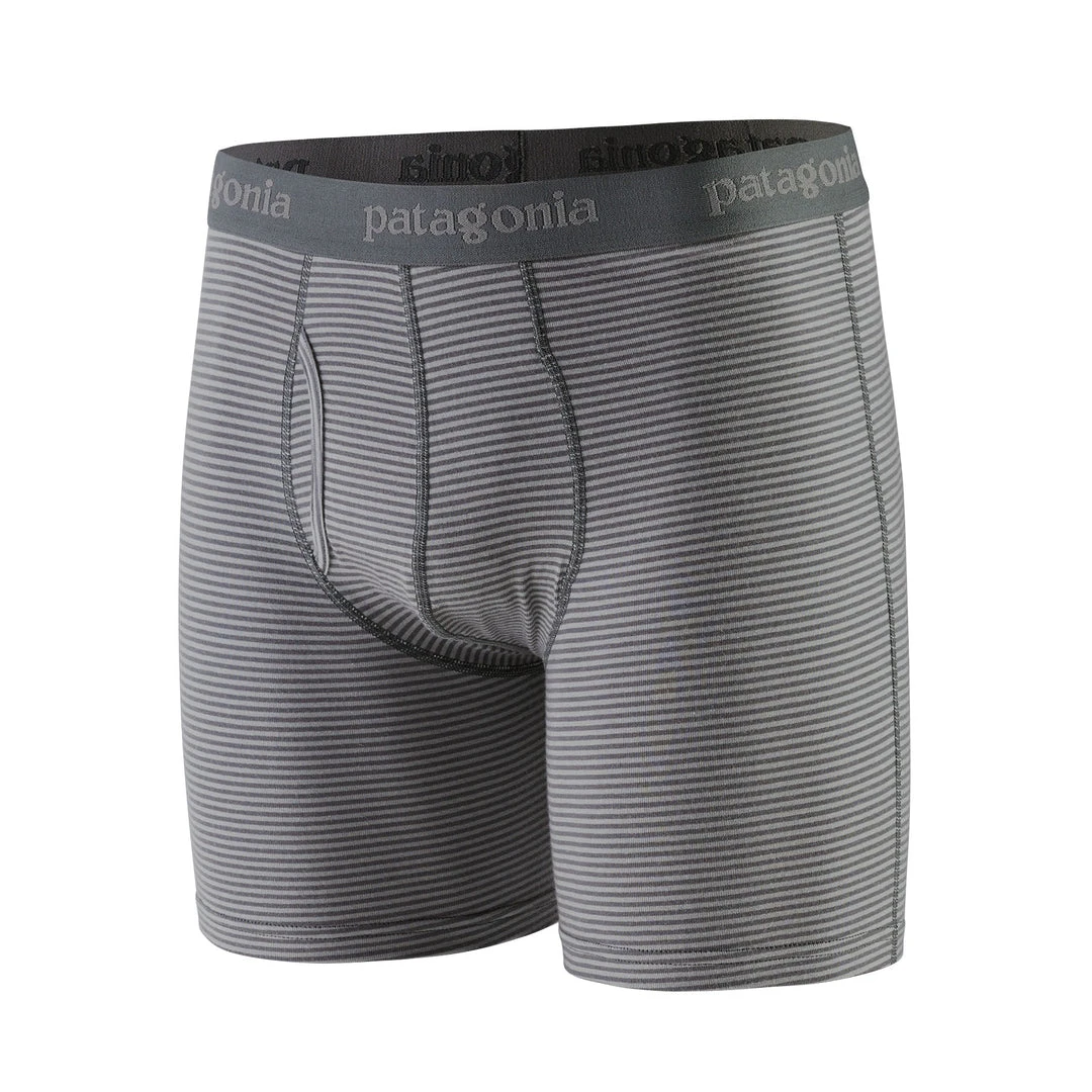 Patagonia Bottoms Men's Essential Boxer Briefs 6" - Fathom: Forge Grey 1 Patagonia Bottoms Men's Essential Boxer Briefs 6" - Fathom: Forge Grey