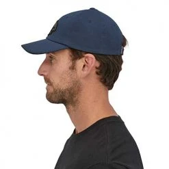 Patagonia Hats Unisex Back For Good Trad Cap - New Navy W/Bear 7 Patagonia Hats Unisex Back For Good Trad Cap - New Navy W/Bear