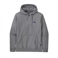 Patagonia Men's P-6 Label Uprisal Hoody - Gravel Heather Tops