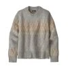 Patagonia Women's Recycled Wool Crewneck Sweater - Sea Song: Salt Grey