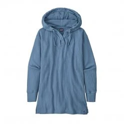 Patagonia Women's Hooded Waffle Tunic - Pigeon Blue