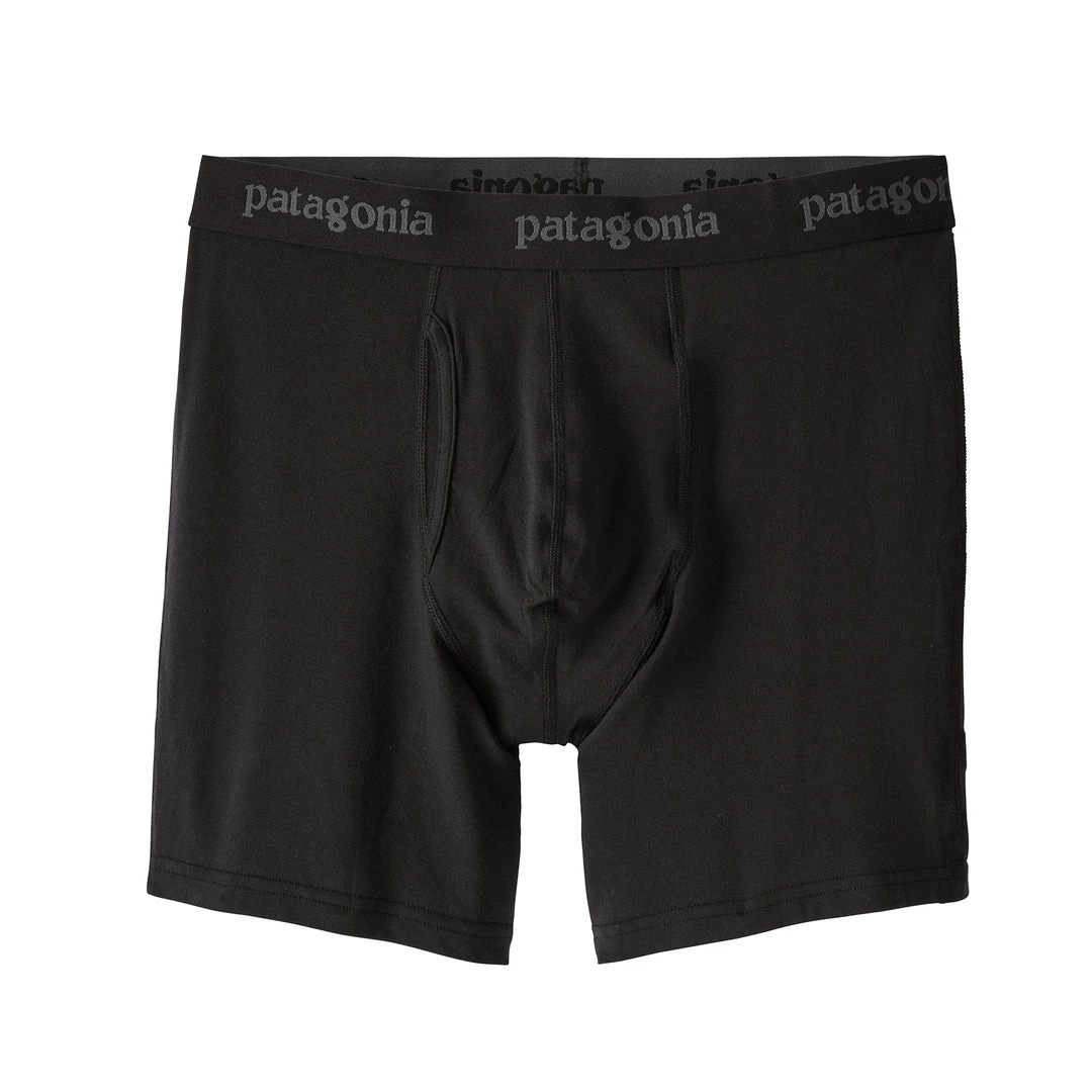 Patagonia Men's Essential Boxer Brief 6" - Black 1 Patagonia Men's Essential Boxer Brief 6" - Black