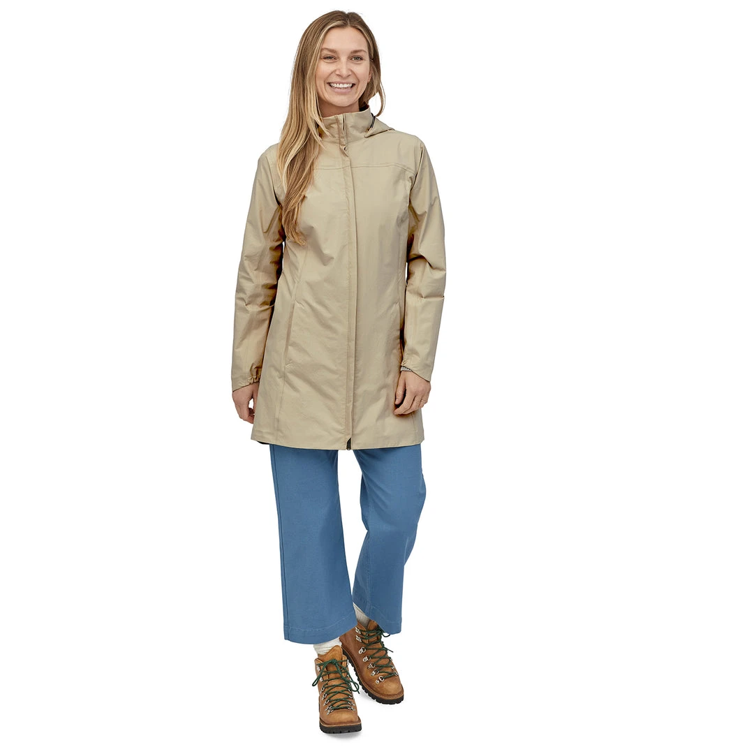 Patagonia Sustainability Women's Torrentshell 3L City Coat - Basin Green 2 Patagonia Sustainability Women's Torrentshell 3L City Coat - Basin Green