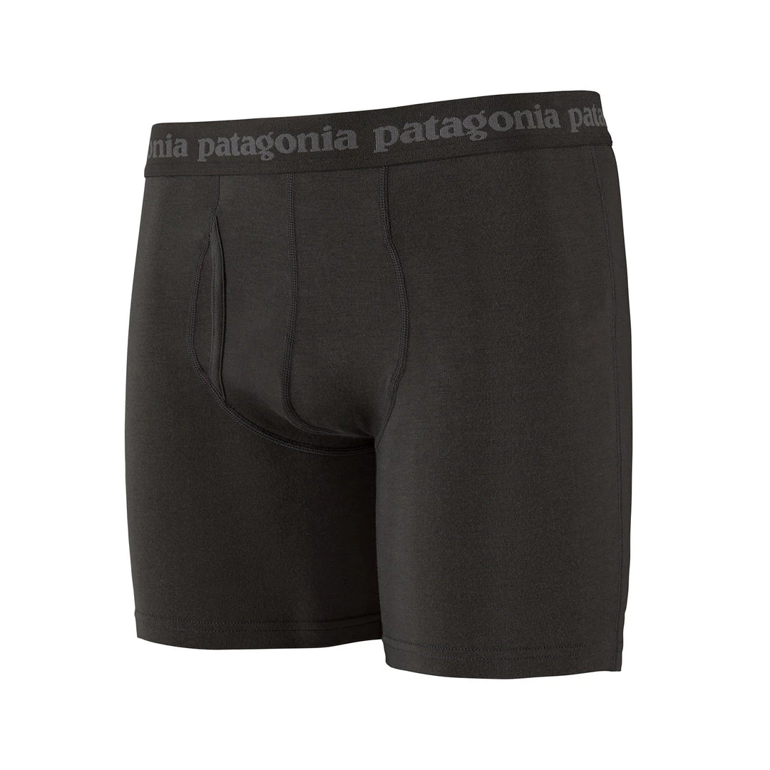 Patagonia Men's Essential Boxer Brief 6" - Black 2 Patagonia Men's Essential Boxer Brief 6" - Black