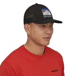 Patagonia Unisex Line Logo Ridge LoPro Trucker Hat - Black Hats 7 Patagonia Unisex Line Logo Ridge LoPro Trucker Hat - Black Hats