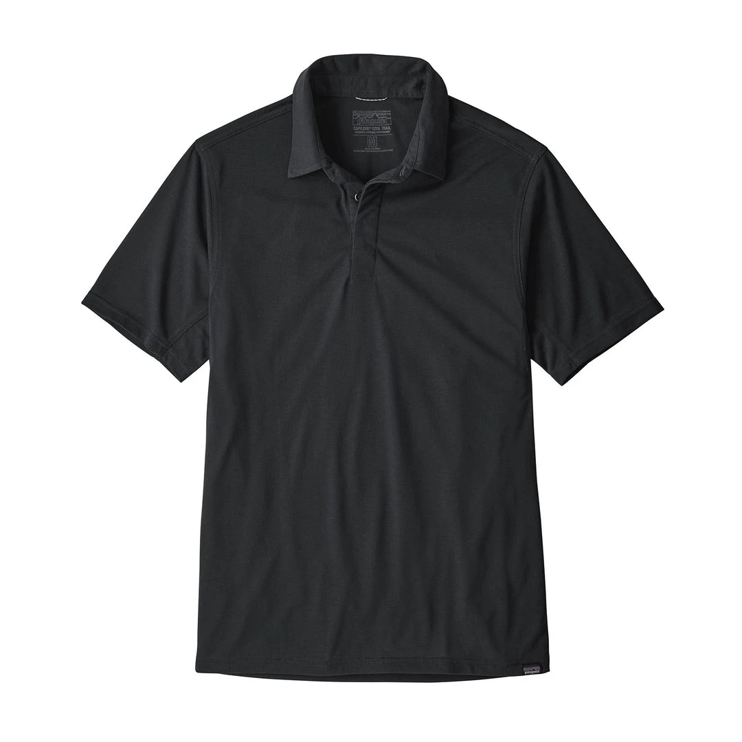 Patagonia Men's Capilene® Cool Trail Polo - Black Apparel 1 Patagonia Men's Capilene® Cool Trail Polo - Black Apparel