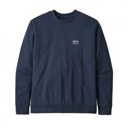 Patagonia Men's Regenerative Organic Cotton Crewneck Sweatshirt - New Navy