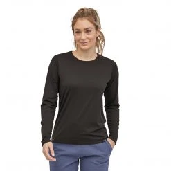 Patagonia Women's Long-Sleeved Capilene® Cool Daily Shirt - Black 7 Patagonia Women's Long-Sleeved Capilene® Cool Daily Shirt - Black