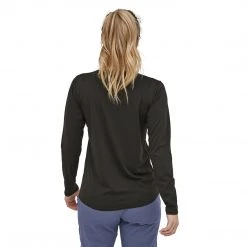Patagonia Women's Long-Sleeved Capilene® Cool Daily Shirt - Black 8 Patagonia Women's Long-Sleeved Capilene® Cool Daily Shirt - Black