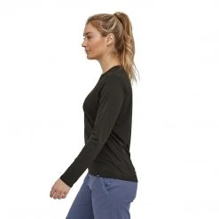 Patagonia Women's Long-Sleeved Capilene® Cool Daily Shirt - Black 9 Patagonia Women's Long-Sleeved Capilene® Cool Daily Shirt - Black