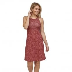 Patagonia Women's Magnolia Spring Dress - Kelp Revival: Mangrove Red