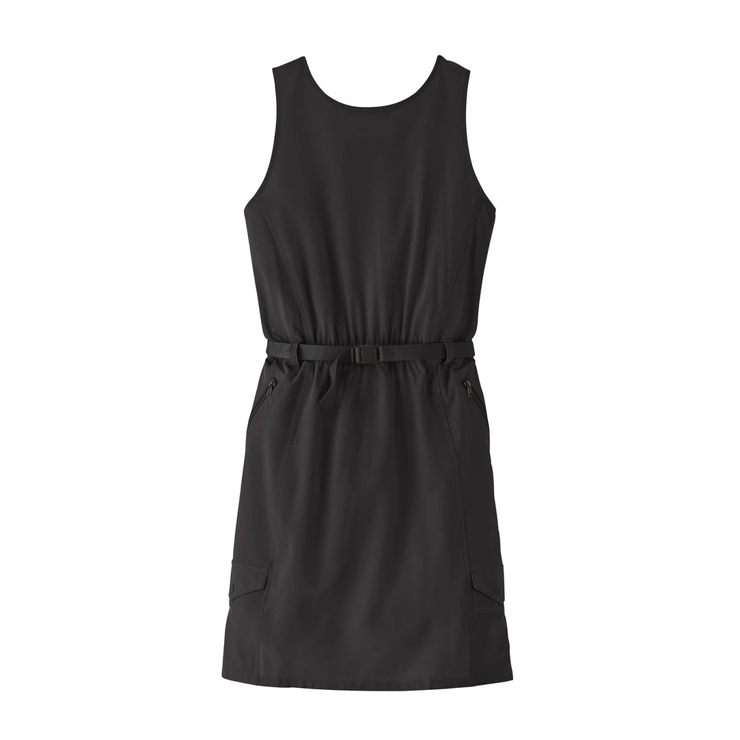 Patagonia Women's Fleetwith Belted Dress - Black 1 Patagonia Women's Fleetwith Belted Dress - Black