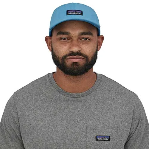 Patagonia Hats Unisex P-6 Label Trad Cap - Lago Blue 2 Patagonia Hats Unisex P-6 Label Trad Cap - Lago Blue