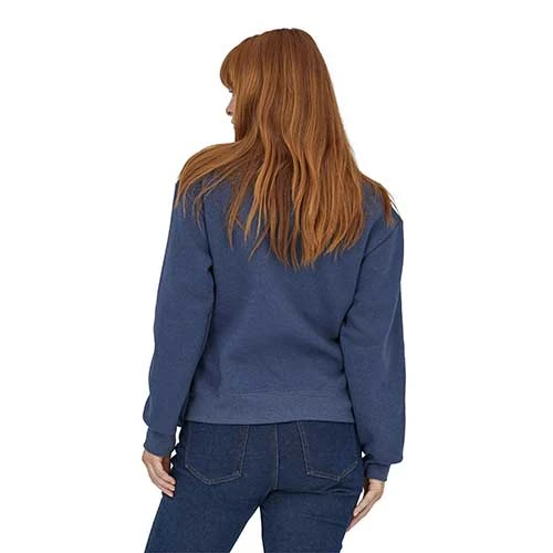 Patagonia Women's Ridge Rise Stripe Uprisal Crew Sweatshirt - Current Blue Tops 3 Patagonia Women's Ridge Rise Stripe Uprisal Crew Sweatshirt - Current Blue Tops