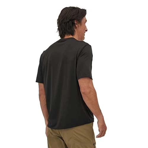 Patagonia Apparel Men's Capilene Cool Daily Graphic Shirt - Alpine Icon: Black 5 Patagonia Apparel Men's Capilene Cool Daily Graphic Shirt - Alpine Icon: Black
