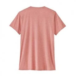 Patagonia Women's Capilene Cool Daily Graphic Shirt - Ridge Rise Stripe: Sunfade Pink X-Dye Tops 7 Patagonia Women's Capilene Cool Daily Graphic Shirt - Ridge Rise Stripe: Sunfade Pink X-Dye Tops