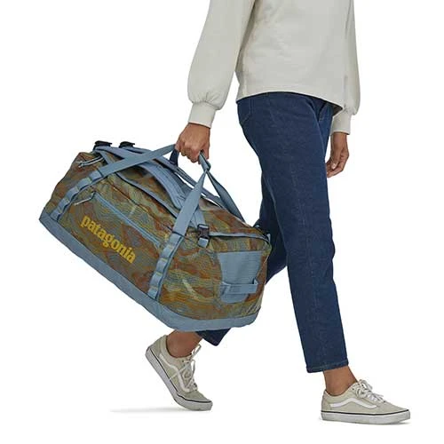 Patagonia Unisex Black Hole Duffel 55L - Rock Cycle Multi Big: Light Plume Grey Bags 2 Patagonia Unisex Black Hole Duffel 55L - Rock Cycle Multi Big: Light Plume Grey Bags